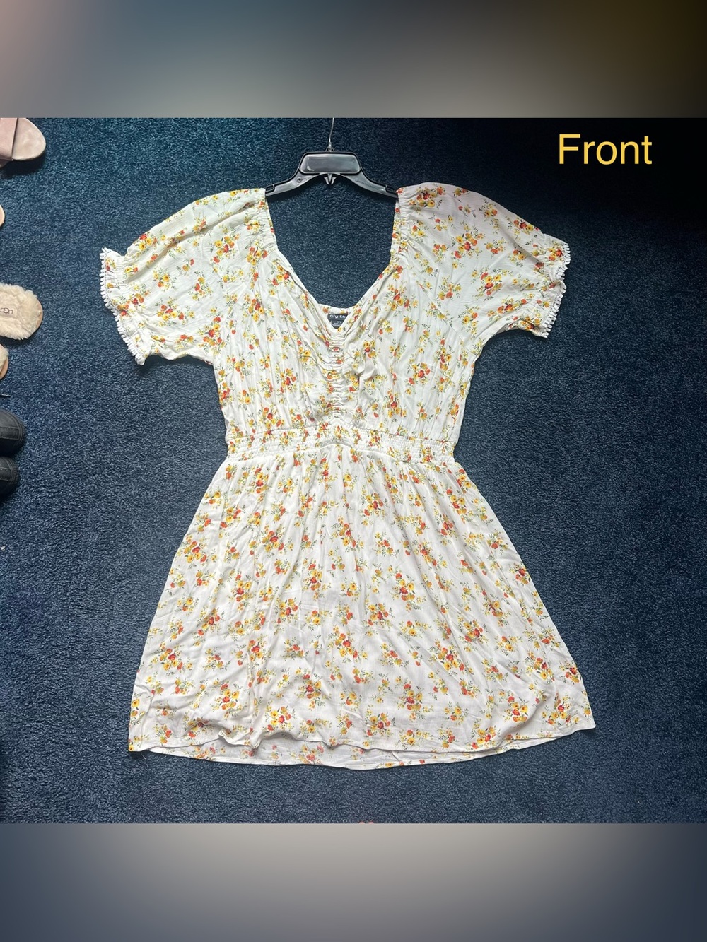 NWT 18w City Chic White Floral Boho Summer Dress